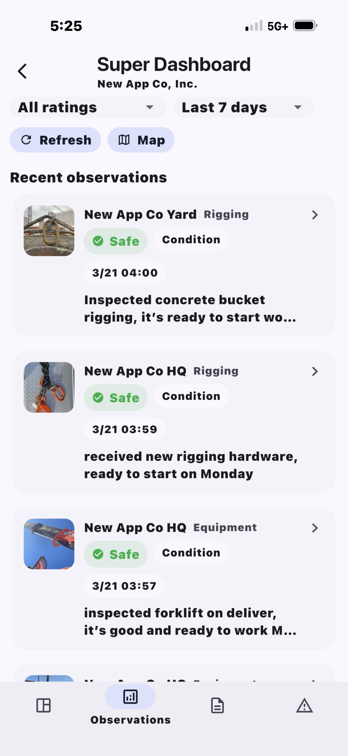 Dashboard screenshot